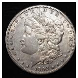 1892-S MORGAN DOLLAR NICE AU