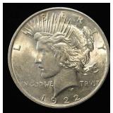 1922 PEACE DOLLAR CH BU