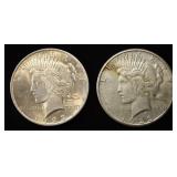 1923-P,S PEACE DOLLARS