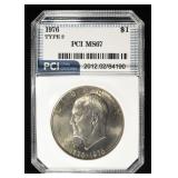 1976 TYPE 2 EISENHOWER DOLLAR PCI SUPERB GEM BU