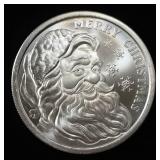 2025 CHRISTMAS 1 OZ .999 SILVER ROUND
