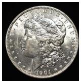 1901 MORGAN DOLLAR AU/BU