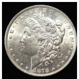 1878 7TF REV 78 MORGAN DOLLAR CH BU