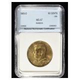 1969-D KENNEDY HALF NNC SUPERB GEM BU RAINBOW