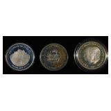 (3) 92.5% STERLING FOREIGN COINS
