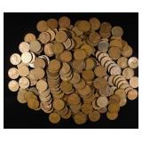 (500) WHEAT CENTS