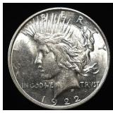 1922-D PEACE DOLLAR BU