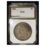 1899 MORGAN DOLLAR PCI XF/AU