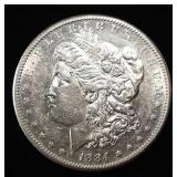 1884-S MORGAN DOLLAR AU/BU
