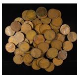 (79) WHEAT CENTS FROM THE TEENS