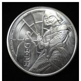 2022 STAR WARS DARTH VADER 1 OZ .999 SILVER ROUND