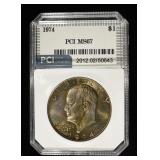 1974 EISENHOWER DOLLAR PCI SUPERB GEM BU