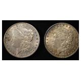 1896 & 1898 MORGAN DOLLARS