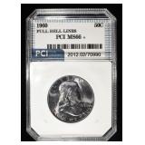 1960 FRANKLIN HALF DOLLAR PCI SUPERB GEM BU FBL