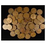 (70) D&S MINT WHEAT CENTS FROM THE TEENS