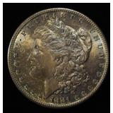 1881-S MORGAN DOLLAR GEM BU
