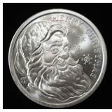 2025 CHRISTMAS 1 OZ .999 SILVER ROUND