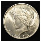 1923-D PEACE DOLLAR CH/GEM BU