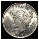 1922 PEACE DOLLAR CH BU