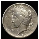 1921 PEACE DOLLAR VG