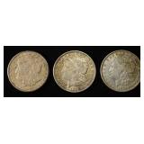 1921 P,S,D MORGAN DOLLARS