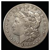 1904-S MORGAN DOLLAR VF/XF