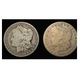 1894-S & 1896-O MORGAN DOLLARS