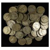 (50) WAR NICKELS