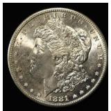 1881-S MORGAN DOLLAR CH/GEM BU