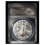 2020 (S) AMERICAN SILVER EAGLE ANACS MS69