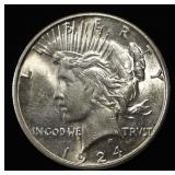 1924-S PEACE DOLLAR BU