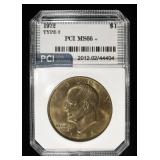 1972 EISENHOWER DOLLAR TYPE 3 PCI SUPERB GEM BU