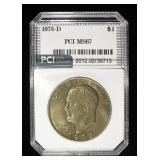 1972-D EISENHOWER DOLLAR PCI SUPERB GEM BU