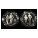 (2) 1995-P $1 PARALYMPICS BLIND RUNNER PR COMMEMS