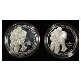(2) 90% SILVER 2011-P $1 MEDAL OF HONOR PR COMMEMS