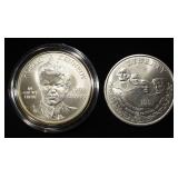 (2) COMMEMORATIVE DOLLARS