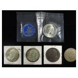 (5) 40% SILVER EISENHOWER DOLLARS