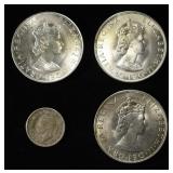 2.08 TROY OZ MIXED FOREIGN SILVER COINS