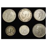 2.06 TROY OZ MIXED FOREIGN SILVER COINS