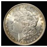 1886 MORGAN DOLLAR CH BU