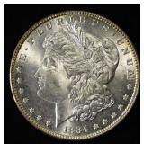 1884 MORGAN DOLLAR CH BU