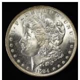 1884-O MORGAN DOLLAR CH BU