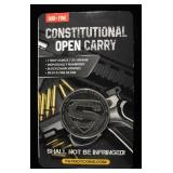 1 OZ .999 SILVER CONSTITUTIONAL OPEN CARRY ROUND
