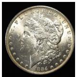 1884-O MORGAN DOLLAR CH BU