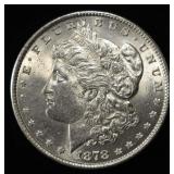 1878 7TF REV 79 MORGAN DOLLAR CH BU