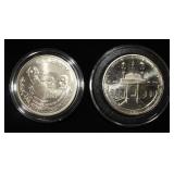 (2) COMMEMORATIVE DOLLARS