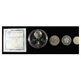 1.545 TROY OZ MIXED FOREIGN SILVER COINS