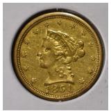 1851-O $2.50 LIBERTY GOLD CH AU