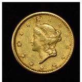 1851 $1 GOLD XF