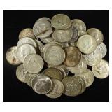 (40) 40% SILVER KENNEDY HALF DOLLARS